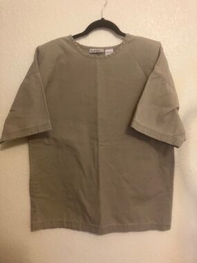 Sunbelt Two Piece Set Size L Khaki 100% Cotton Vintage